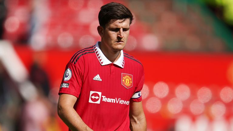 Manchester United&#39;s Harry Maguire