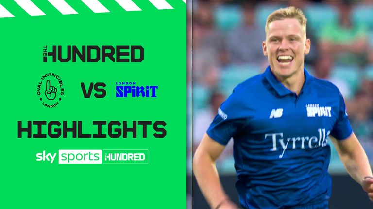 Highlights from The Hundred where London Spirit edged Oval Invincibles in a thriller at The Kia Oval