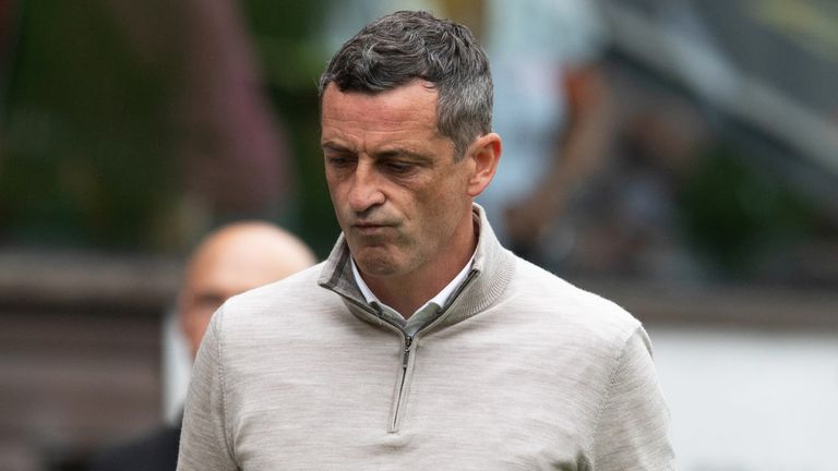 DUNDEE, SCOTLAND - AUGUST 28: Dundee Utd Manager Jack Ross during a cinch Premiership match between Dundee United and Celtic at Tannadice, on August 28, 2022, in Dundee, Scotland. (Photo by Paul Devlin / SNS Group)