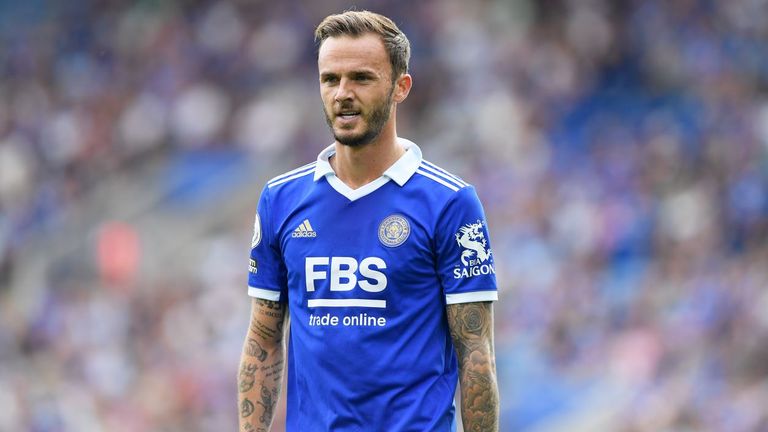 El centrocampista del Leicester, James Maddison, fue objeto de una oferta de 50 millones de libras esterlinas del Newcastle.