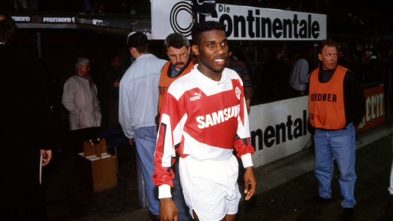Eintracht Frankfurt's Jay-Jay Okocha in 1993