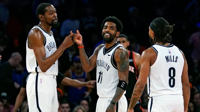 Kevin Durant, Kyrie Irving ruled out of Nets-Lakers Christmas Day