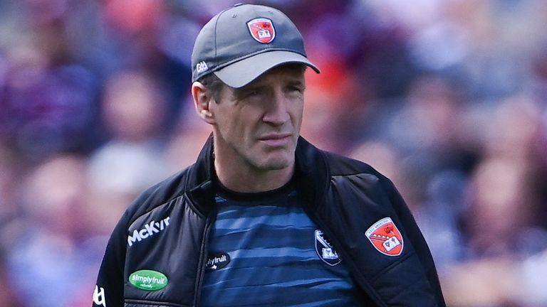 26 June 2022; Armagh manager Kieran McGeeney before the GAA Football All-Ireland Senior Championship Quarter-Final match between Armagh and Galway at Croke Park, Dublin. Photo by Piaras .. M..dheach/Sportsfile