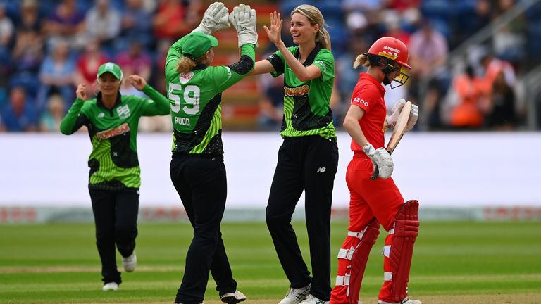 Southern Brave's bowling outfit left no room for error for Welsh Fire as they reduced them to their final batter. (Getty Images).