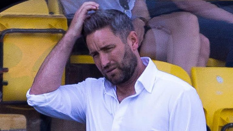 Hibernian boss Lee Johnson was frustrated by the defeat at Livingston