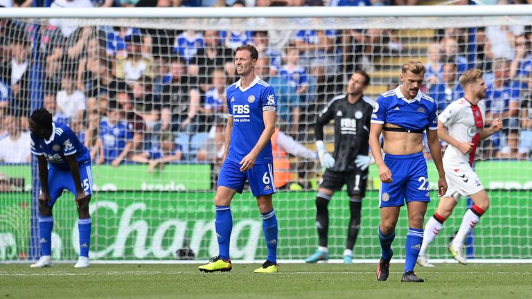 Leicester have just one point after their opening three matches