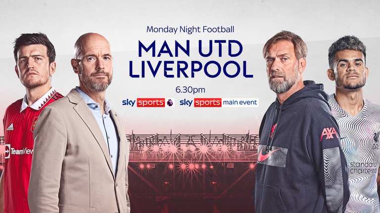 Manchester United will host Liverpool at Old Trafford on Monday, live on Sky Sports from 6.30pm