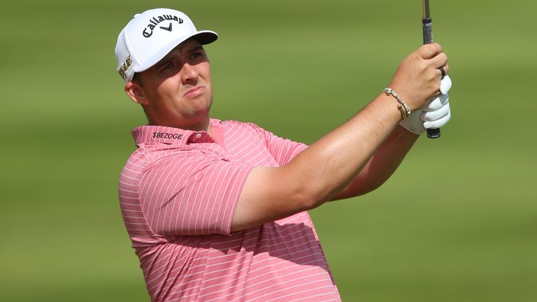 England's Marcus Armitage during day one of the Cazoo Wales Open at the Celtic Manor Resort