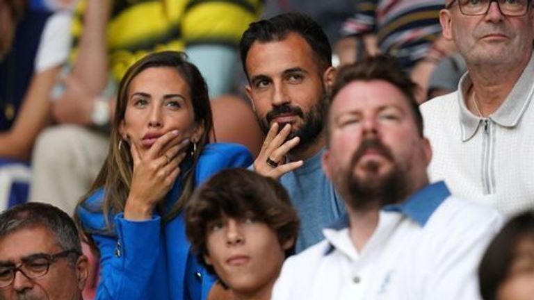 New Watford signing Mario Gaspar was in attendance at Vicarage Road on Monday night