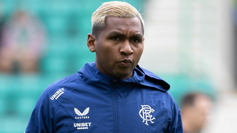 Alfredo Morelos had been out for five months after surgery following a thigh injury