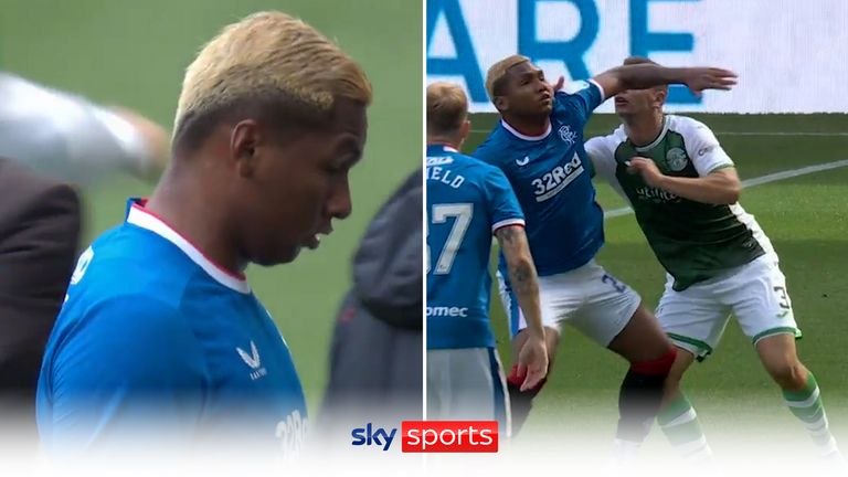 Morelos sent off by Rangers