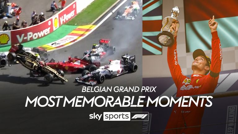 Ahead of this weekend's Belgian Grand Prix, we look back at some of the most memorable moments from previous races at Spa