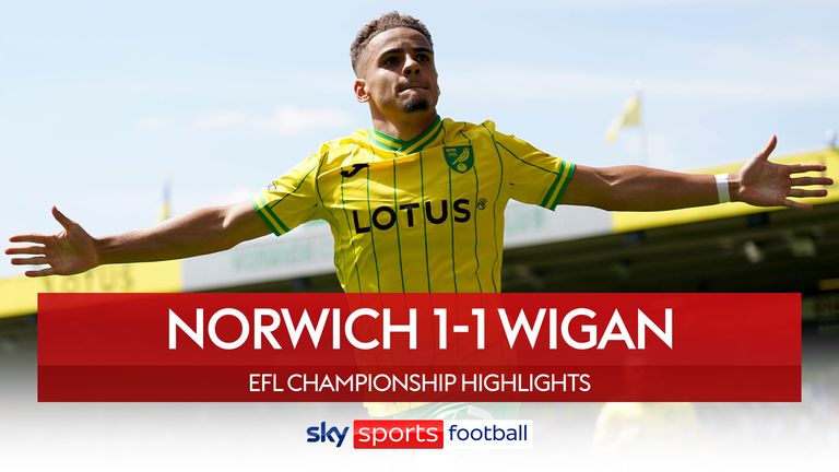 Highlights of the Sky Bet Championship match between Norwich and Wigan.