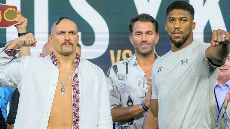 Oleksandr Usyk vs Anthony Joshua is live and exclusive on Sky Sports Box Office on Saturday night