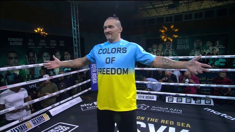 Has Usyk put on 15 kilos? | ‘He looked tremendous,’ says Khan