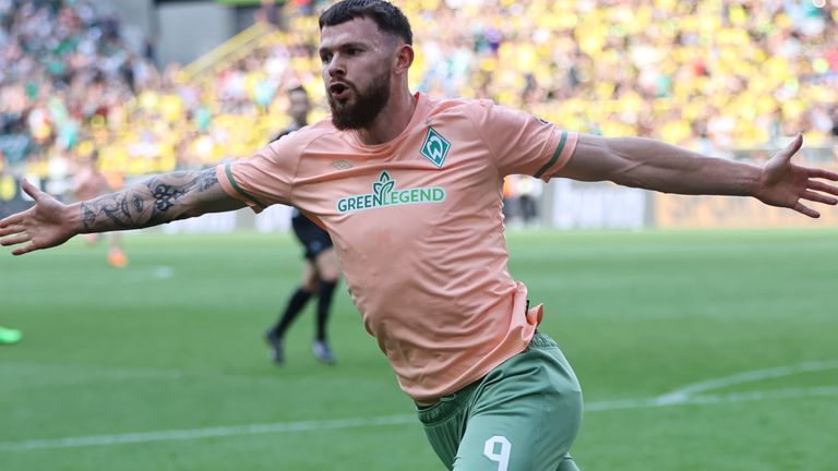 Borussia Dortmund Surrender Two Goal Lead As Oliver Burke Clinches Werder Bremen Win Football News Sky Sports