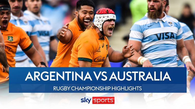 Aspectos destacados del encuentro de Rugby Championship entre Argentina y Australia