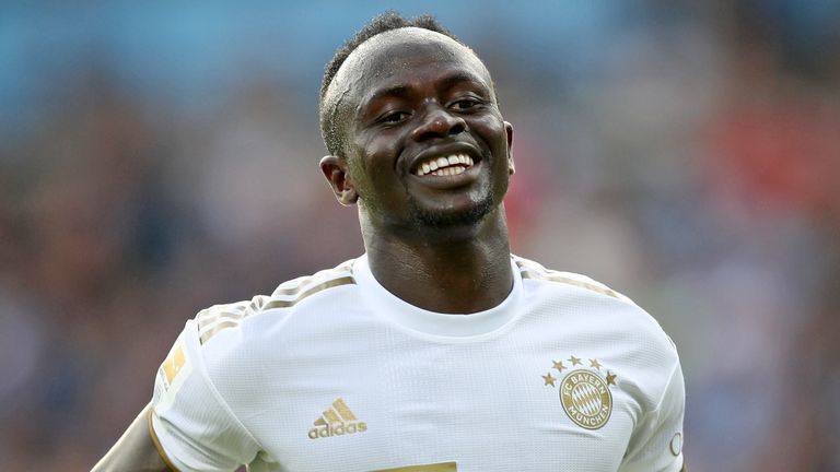 Sadio Mane scored twice as Bayern Munich thrashed VfL Bochum