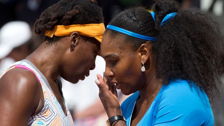 Serena Williams, right, and Venus Williams are set to return to doubles action together at the US Open