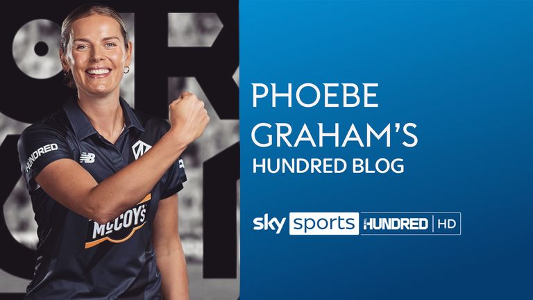 Phoebe Graham, who joined Manchester Originals for The Hundred's 2022 season, will blog for Sky Sports during the tournament (Image: ECB)