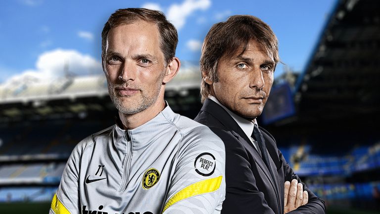 Thomas Tuchel's Chelsea host Antonio Conte with Tottenham at Stamford Bridge on Sunday, live on Sky Sports