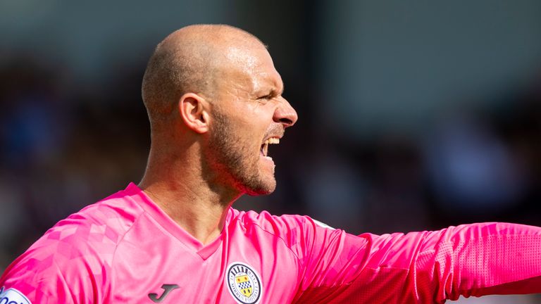 Trevor Carson's joined up with former boss Stephen Robinson again at St Mirren 