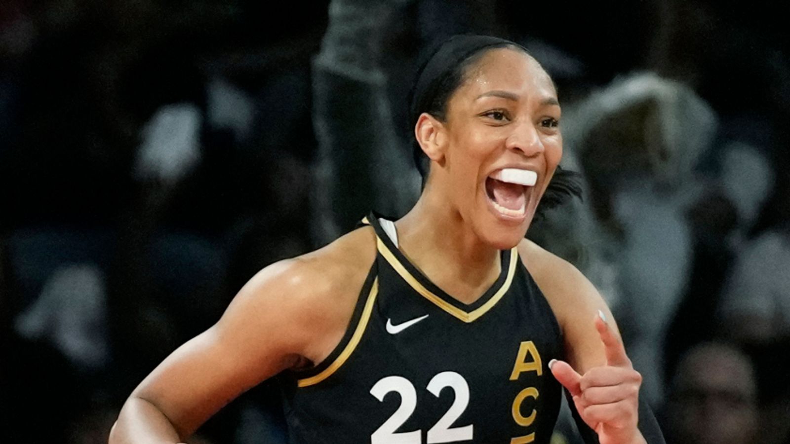 WNBA playoffs: A'ja Wilson 'on another planet' as Aces sweep Sky