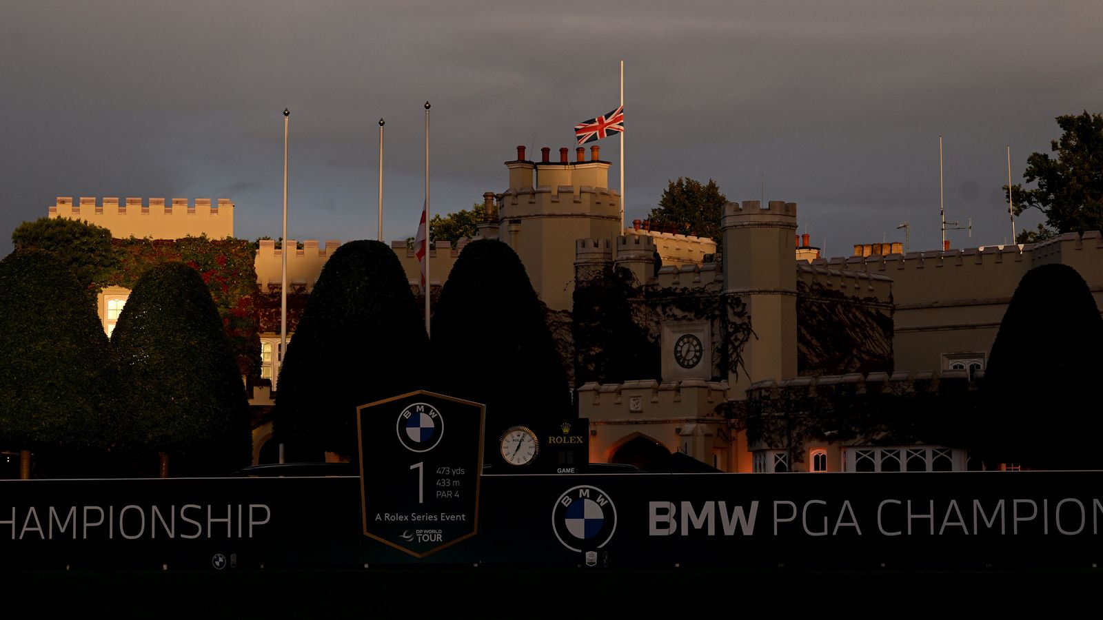 Campeonato BMW PGA: el torneo se reanuda después de la muerte de la Reina