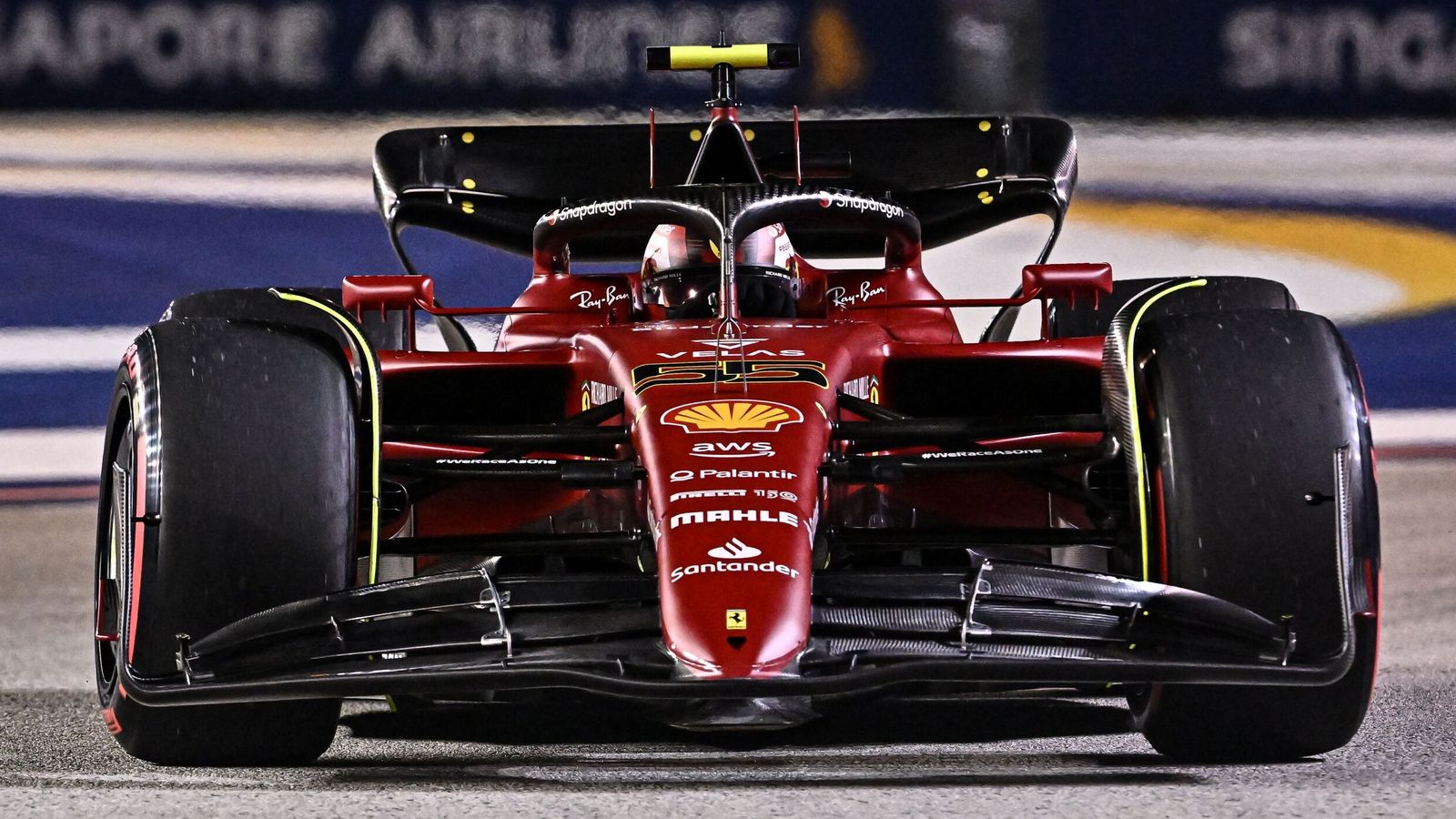 Singapore GP: Carlos Sainz leads Ferrari one-two from Charles Leclerc in Practice Two