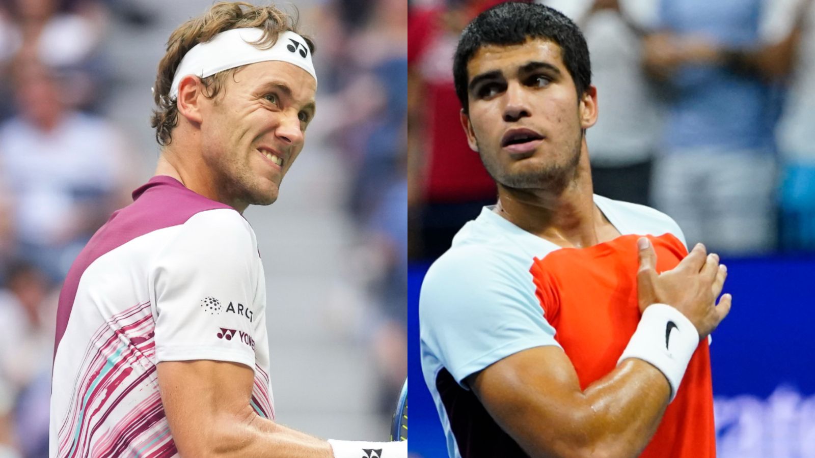US Open: Casper Ruud og Carlos Alcaraz møtes i søndagens finale med verdens nr. 1 på rekken |  Tennis nyheter