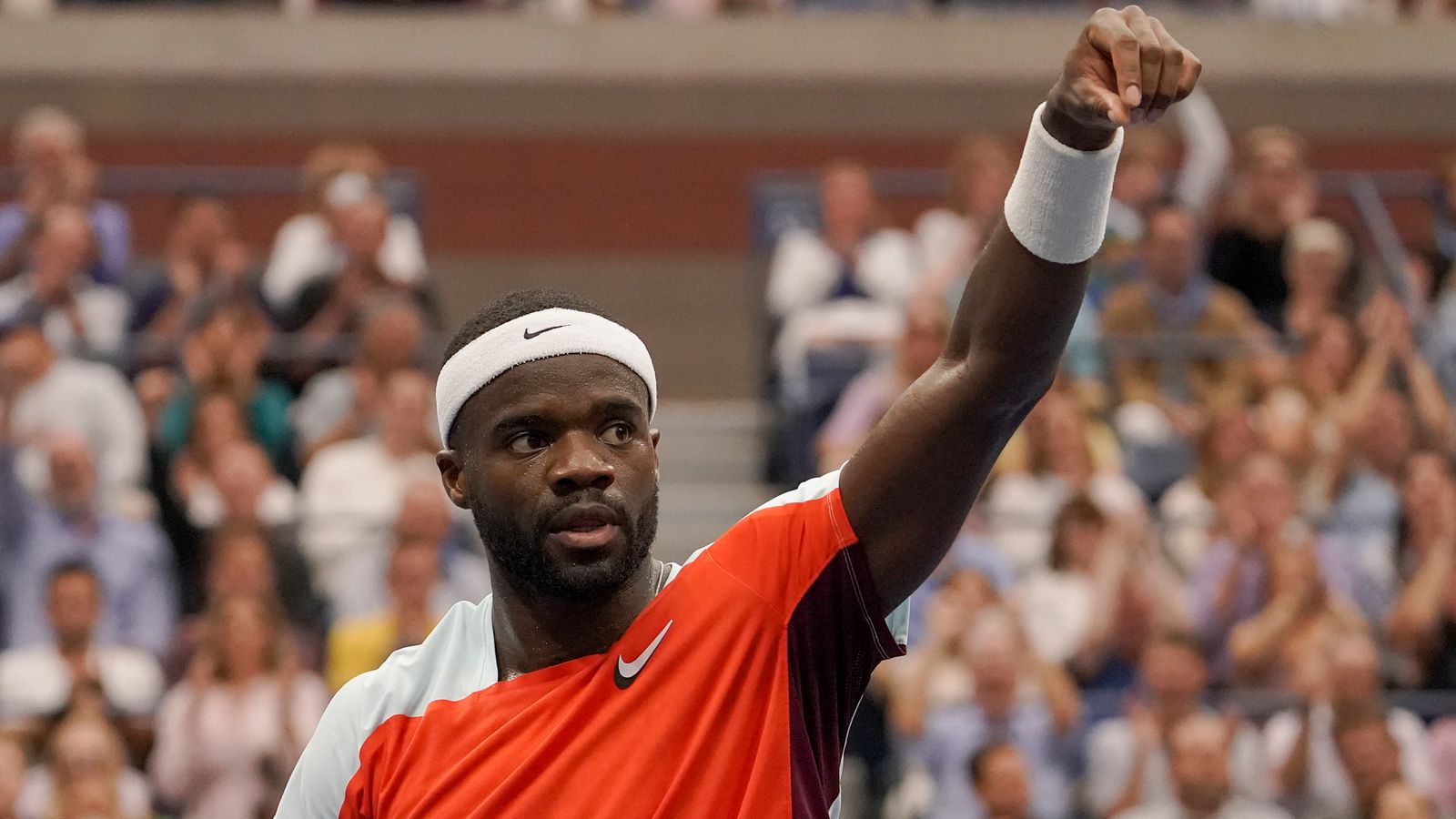 US Open: Frances Tiafoe through to a Grand Slam semi-final on home soil after beating Andrey Rublev