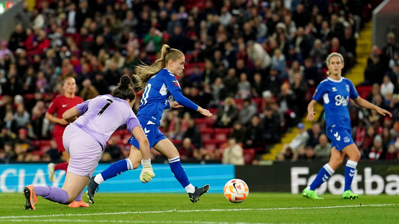 Liverpool Women 0-3 Everton Women: Megan Finnigan, Jess Park and Hanna ...