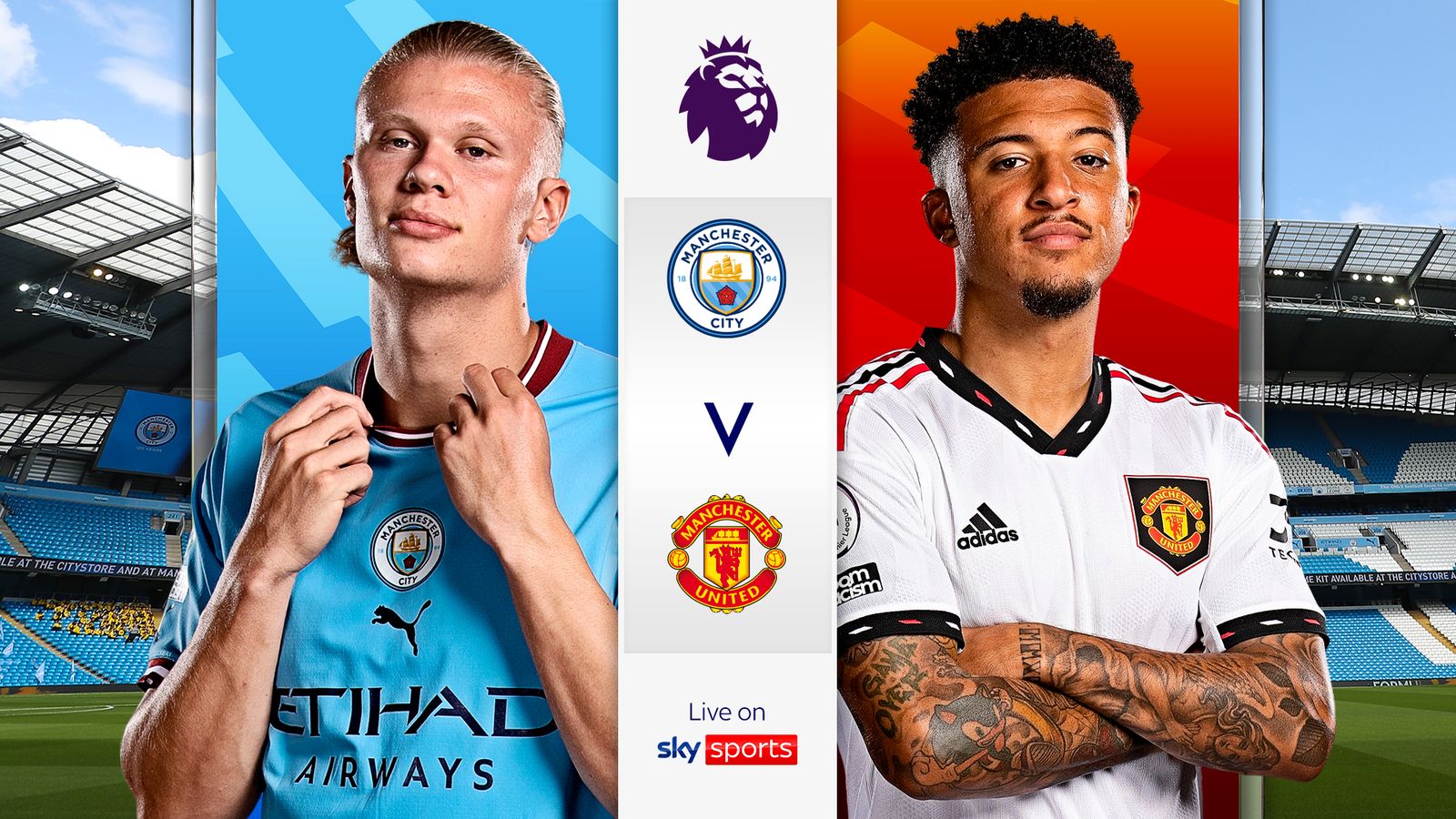 Is Manchester United vs Manchester City on Sky Sports?
