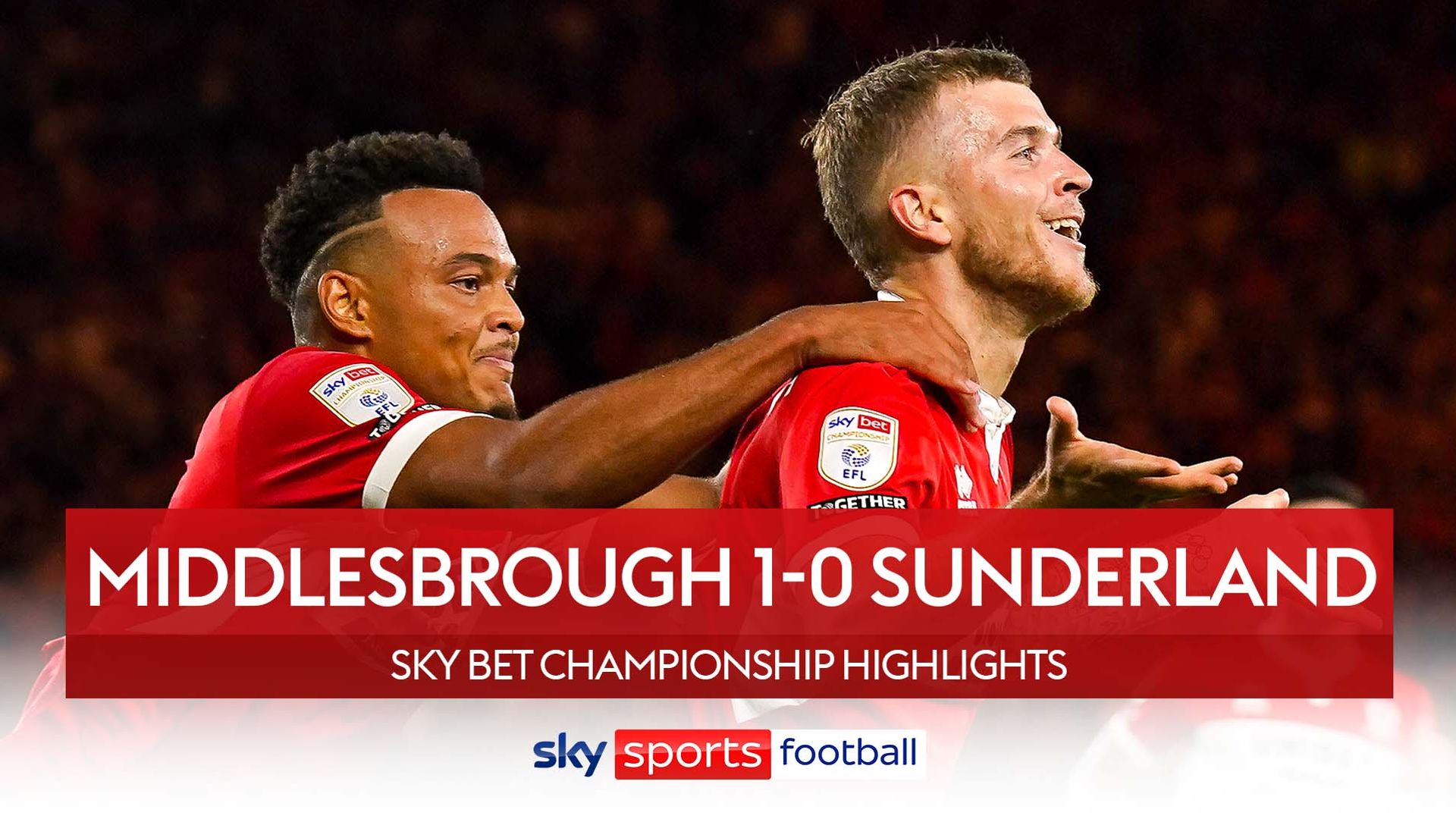 Middlesbrough 1-0 Sunderland