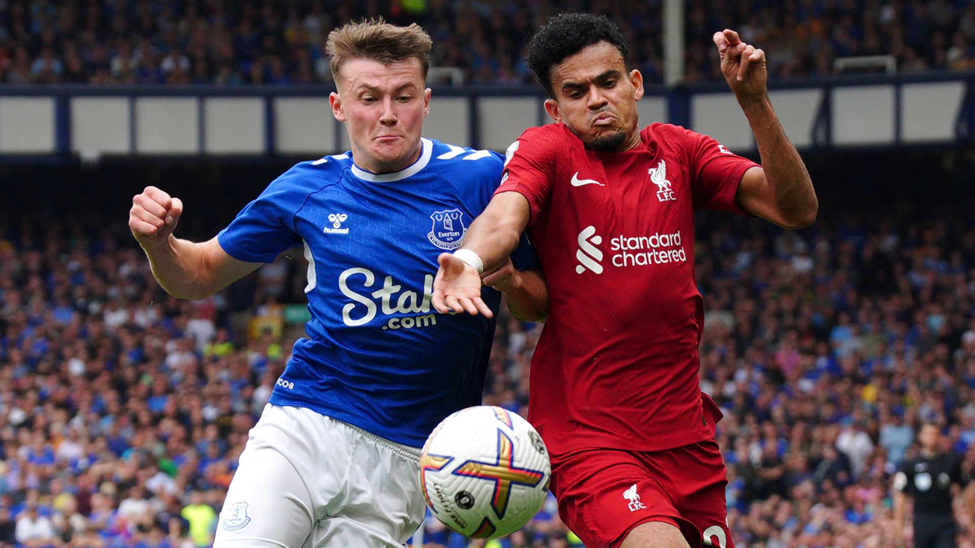 Everton 0-0 Liverpool: Honours even in frantic Merseyside derby as VAR denies Conor Coady winner