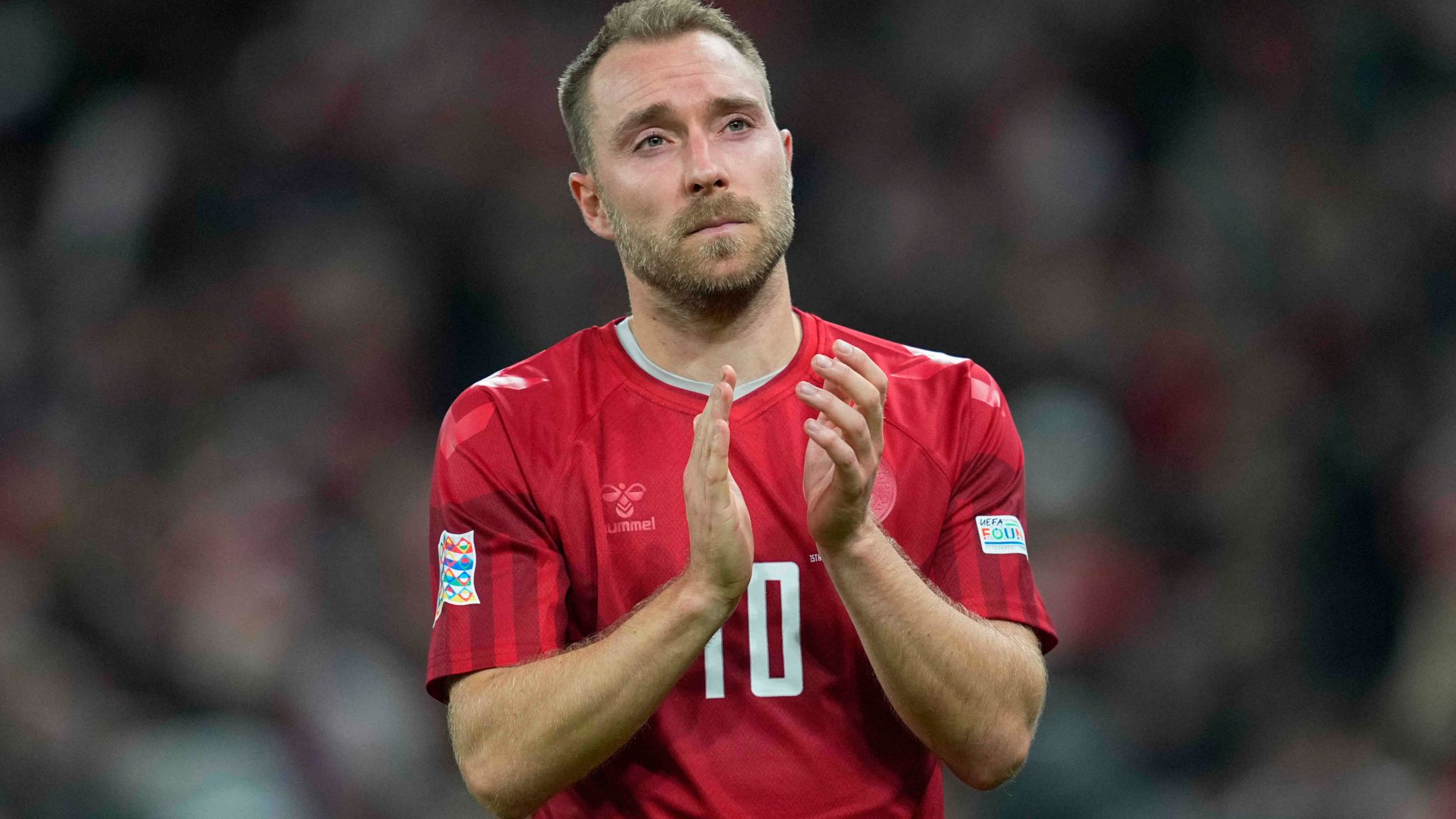 Hummel 'tones down' branding on Denmark's World Cup kit in Qatar protest | Football News | Sky Sports