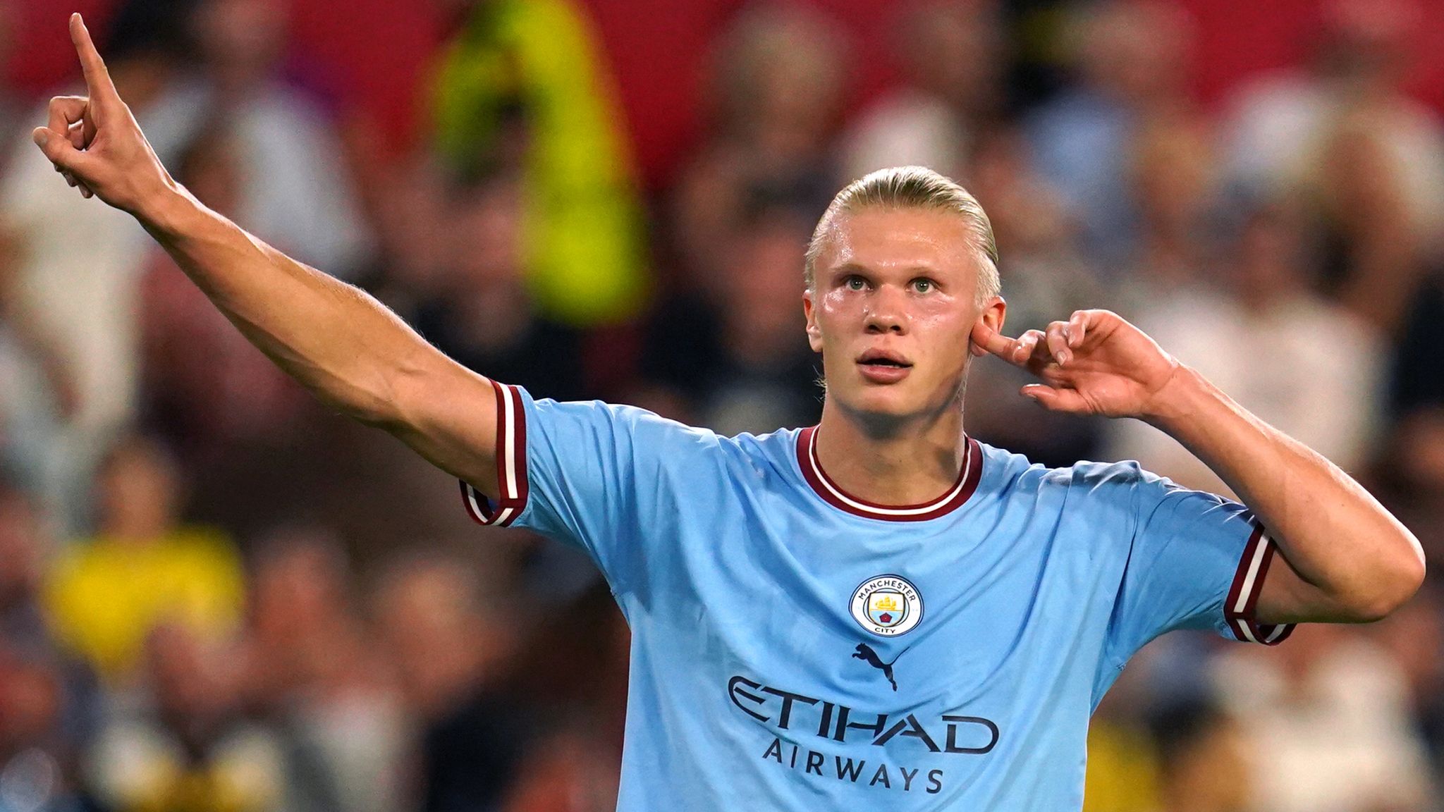 Sevilla 0-4 Manchester City: Erling Haaland hits double as Pep