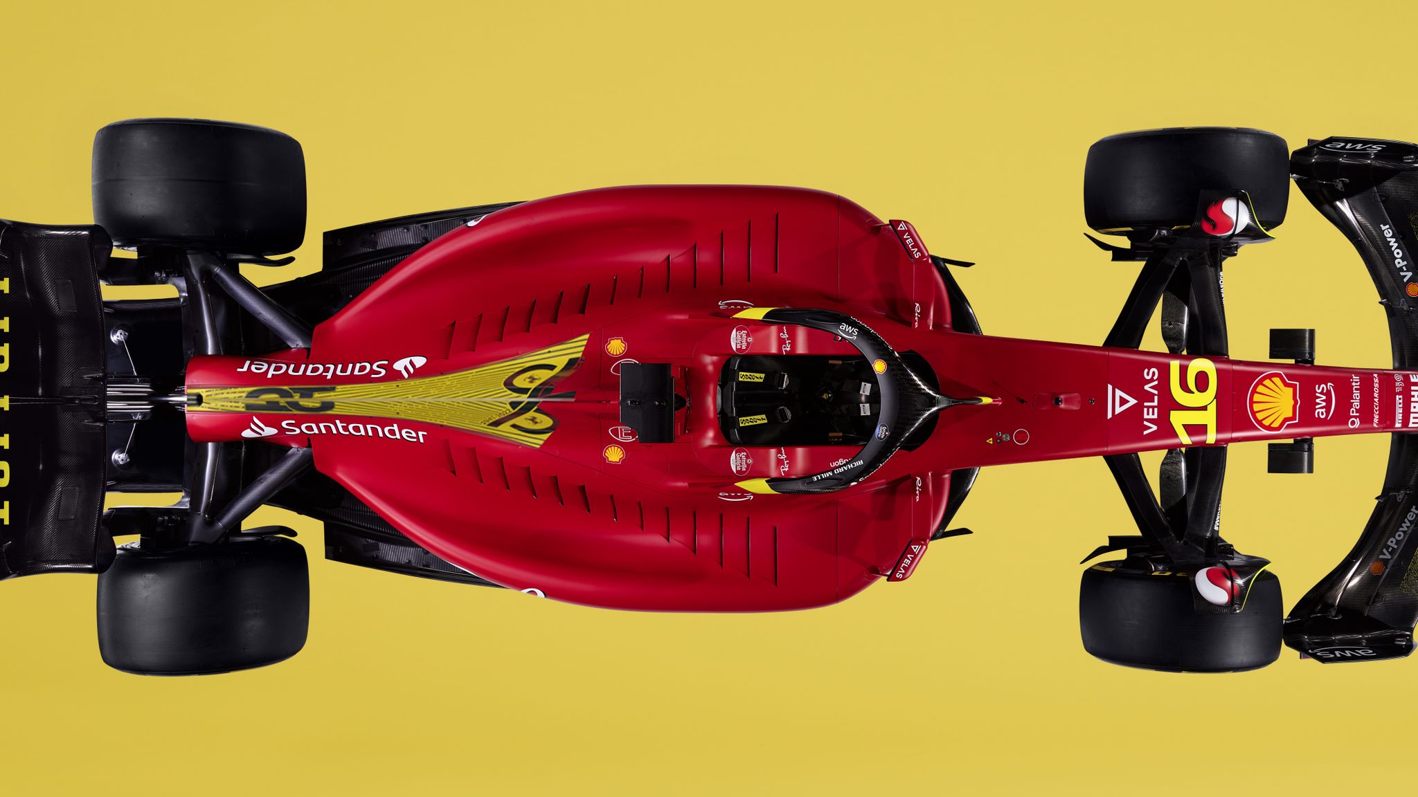 A splash of yellow for Scuderia Ferrari to celebrate its origins and the  Italian Grand Prix
