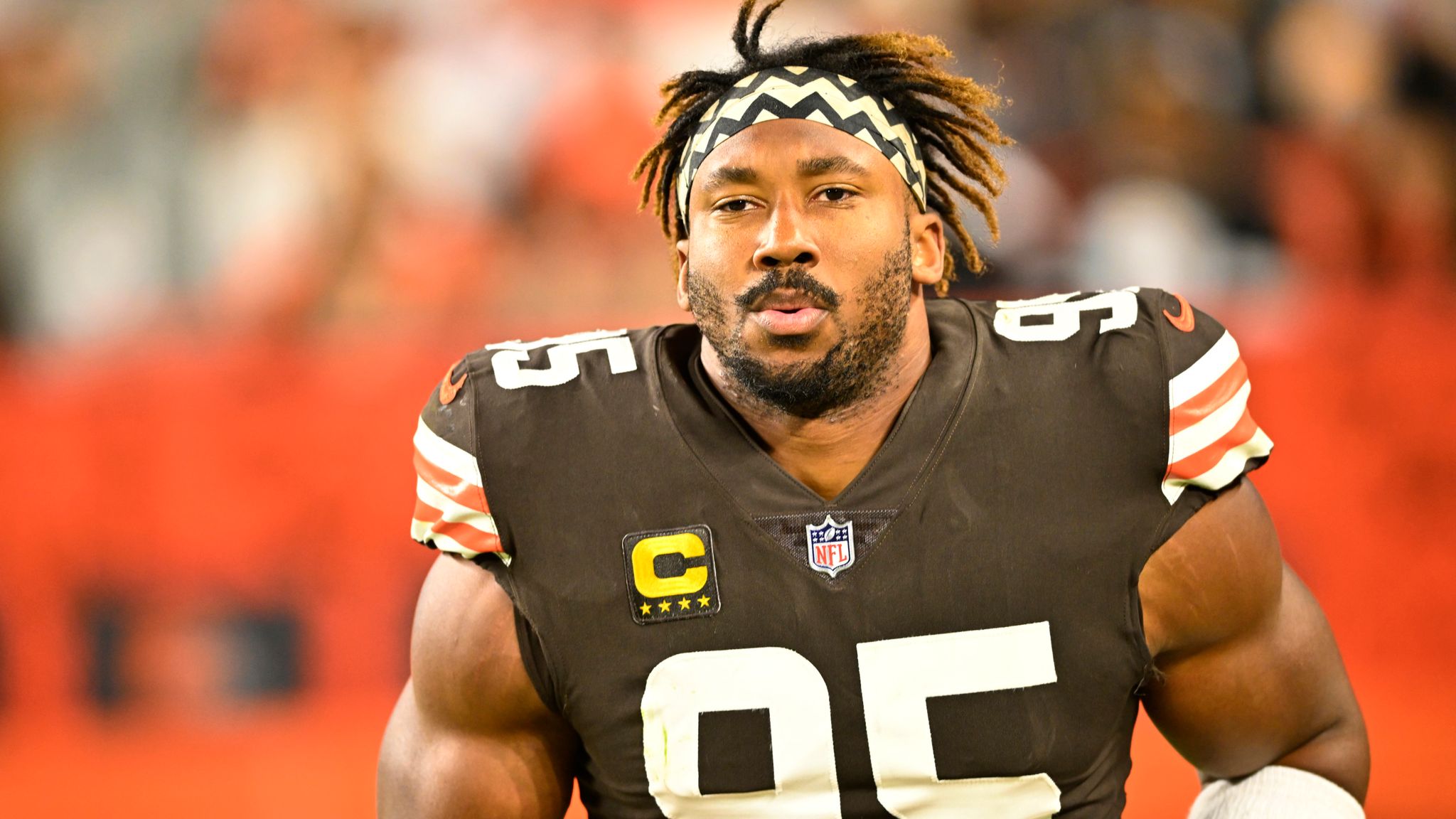 Myles Garrett released from hospital after car crash: Cleveland Browns  defensive end has non-life-threatening injuries | NFL News | Sky Sports
