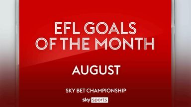 Championship Goals of the Month | August