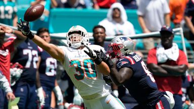 The Miami Dolphins Beat the New England Patriots 20-7 with Season