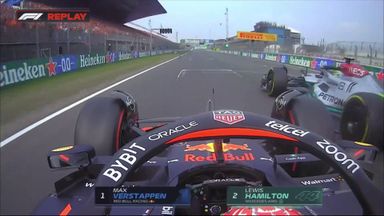 Verstappen passes Hamilton at the restart!