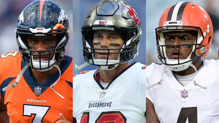 Russell Wilson, Tom Brady, Deshaun Watson