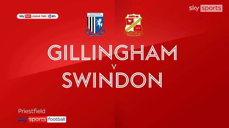 Swindon held after spirited display from 10-man Gillingham