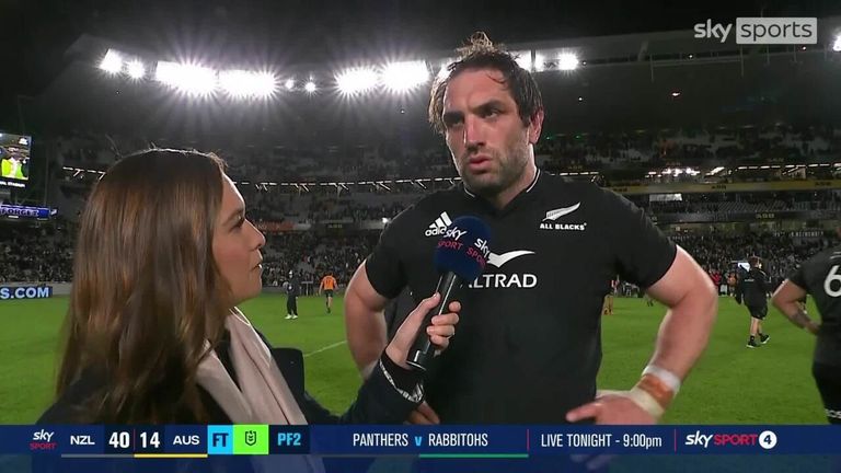 New Zealand's Sam Whitelock was pleased his team were able to put together some strong passages of play at Eden Park