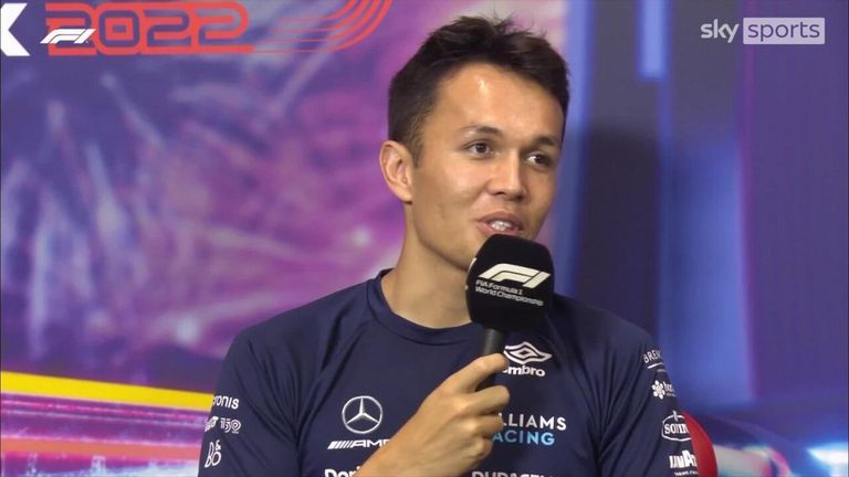 Williams' driver Alex Albon admitted he was a bit surprised to have recovered in time for the Singapore Grand Prix after suffering an appendicitis.