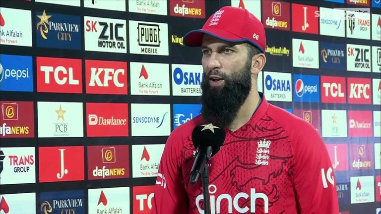 Moeen Ali praises the young talent coming through the T20 side after England comfortably beat Pakistan by 62 runs