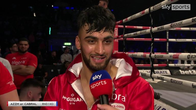 Adam Azim is 'the brightest talent in British boxing', says promoter Ben Shalom as he signs long-term deal with BOXXER and Sky Sports | boxing news
