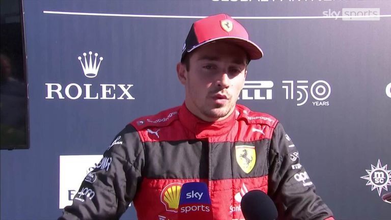 Ferrari's Leclerc is confident of challenging Verstappen in Sunday's race