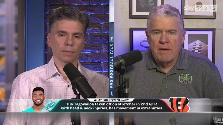 Pro Football Talk's Mike Florio and Peter King react to Tua Tagovailoa's concussion suffered in the Miami Dolphins' Thursday night game against the Cincinnati Bengals